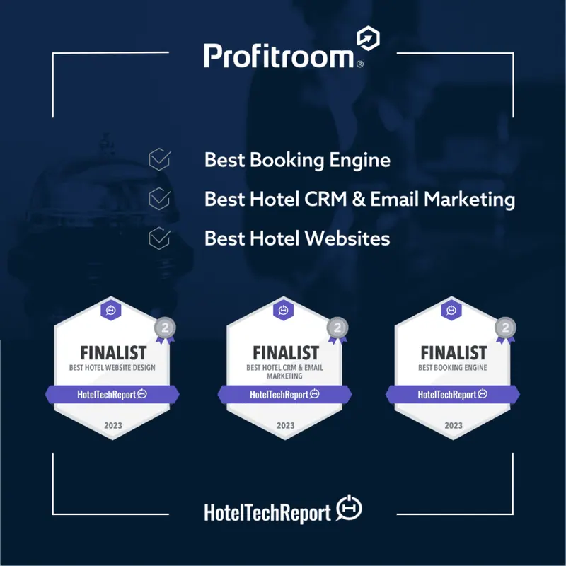Profitroom logra el top 3 en los Hotel Tech Awards 2023