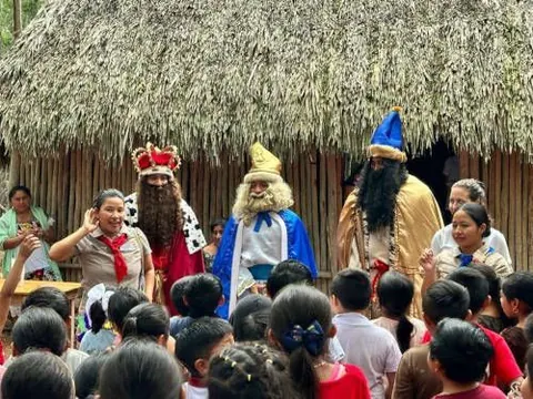 90 niños mayas de san silverio