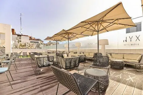 Rooftop terrace de nyx madrid