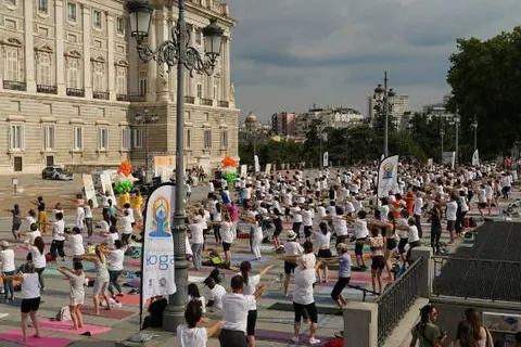 El 10º día internacional del yoga