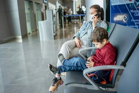 Vuelo con niños
