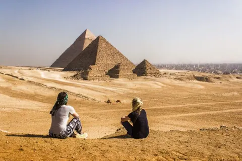 Egipto, pirámides de Giza
