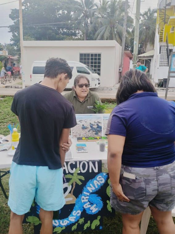 La fundación eco-bahía celebra en chemuyil con un gran éxito el” día mundial de la educación ambiental “